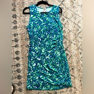 Anne Klein Size Large Sleeveless Summer Dress Colourful Feminine Vacation 10/10